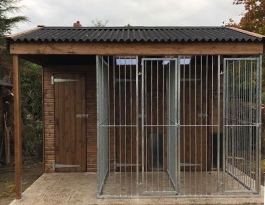 Double Dog Kennel With Store Room image #5