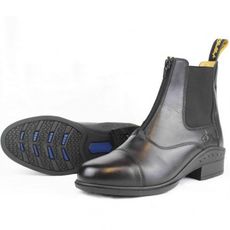 Elegance Leather Paddock Zip Boots