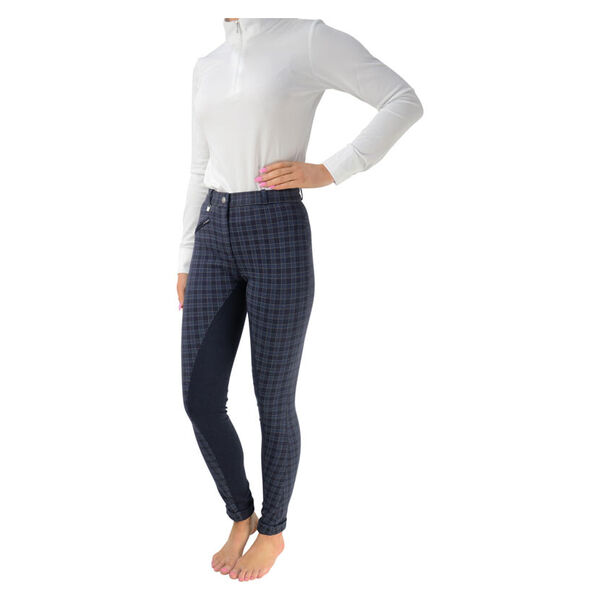 navy check -24inch