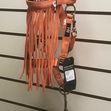 Orange Head Collar, Lead Rop & Fly Veil Set