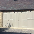 Painted Garage Doors with Workshop Door &amp; Shutters