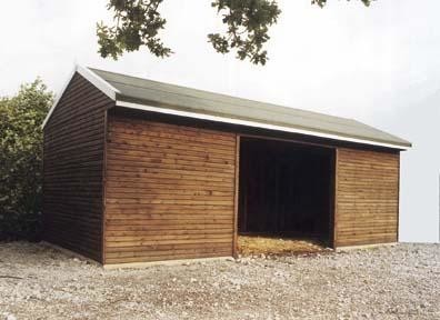 Open Fronted Field Shelter