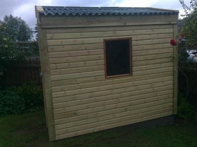 Tanalised Timber Garden Storage Building