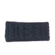 HyFASHION Meribel Cable Knit Headband Navy