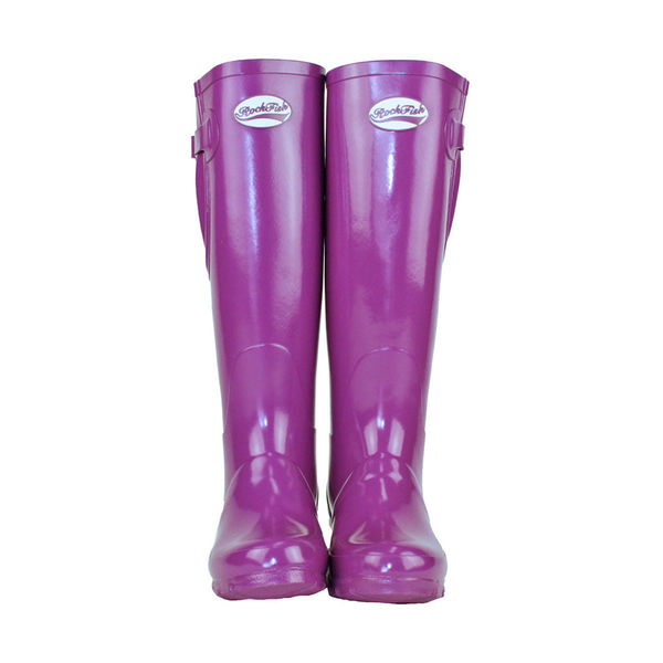 Rockfish Women's Tall Adjustable Gloss Wellington image #5