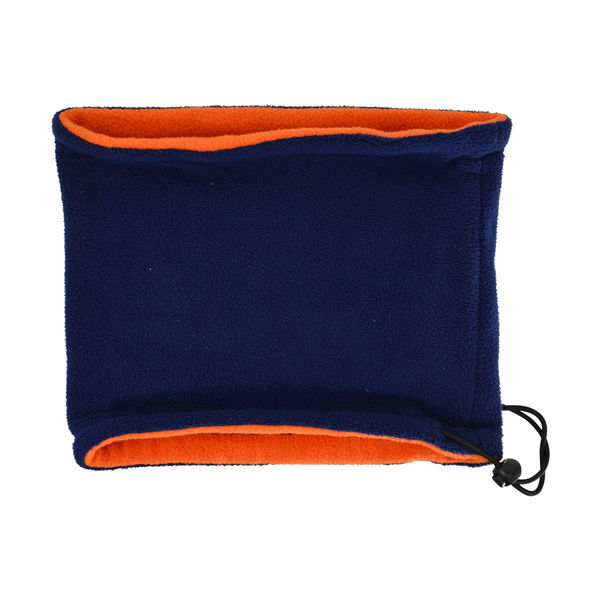 Hy Signature Fleece Neck Warmer Navy/Orange