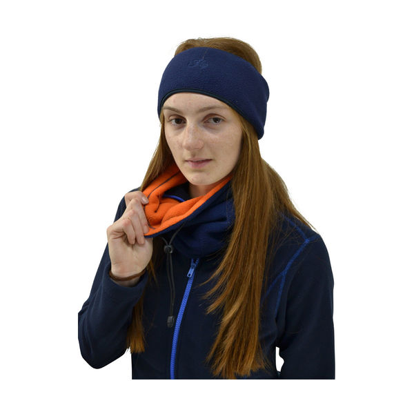 Hy Signature Fleece headband Navy