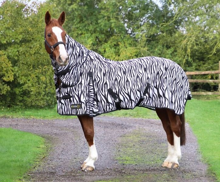 StormX Original Zebra Print Fly Rug image #1