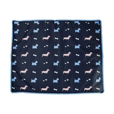 HY Liza Dog Print Dog Bed