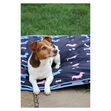 HY Liza Dog Print Dog Bed