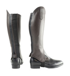 Hy Leather Gaiters - BROWN