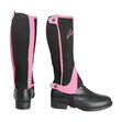 Hy Two Tone Amara Child Half Chaps in Black/Pink image #1