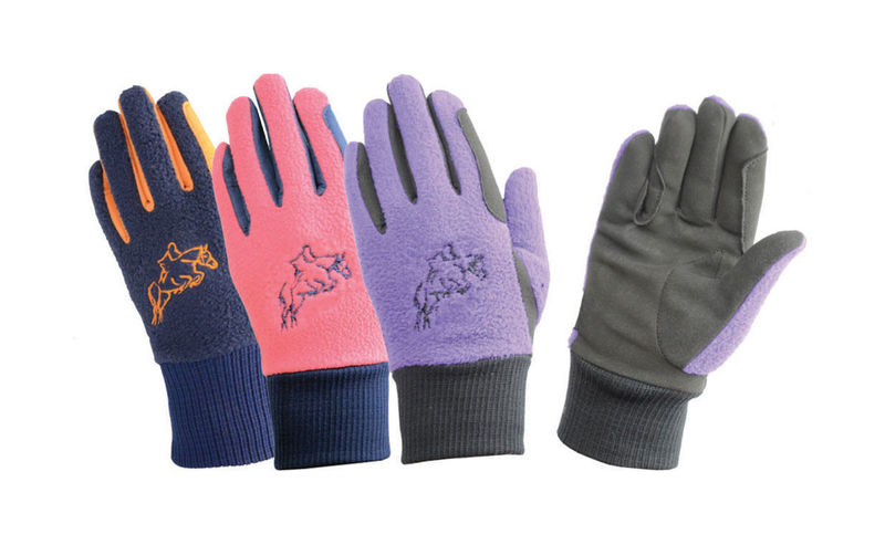 Hy5 Children's Winter Two Tone Riding Gloves image #1