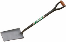 Contractors Shovel with all Metal MYD Handle Tapered Mouth