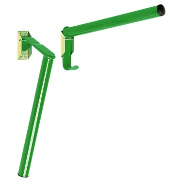 Folding Pole Saddle Rack Green