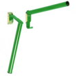 Folding Pole Saddle Rack Green