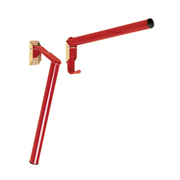 Folding Pole Saddle Rack Red