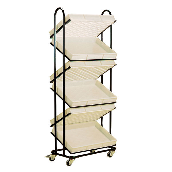 POS Zig Zag Display Trolley