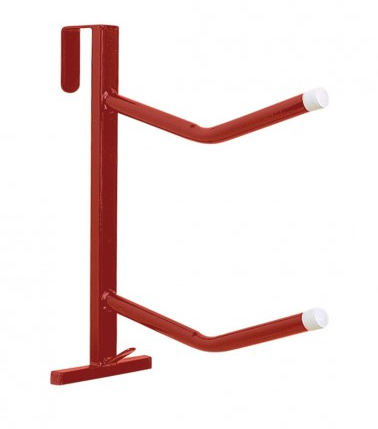 Twin Arm Portable Saddle Rack Red