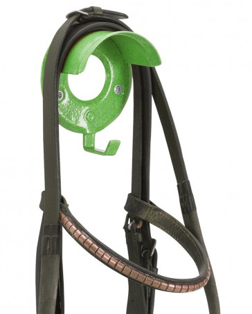 Individual Bridle Rack Green