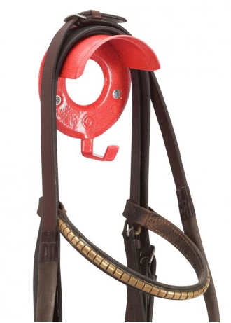 Individual Bridle Rack Red