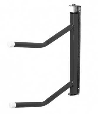 Double Arm Swivelling Saddle Rack Black