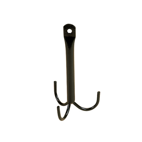 Three Arm Tack Hook Black