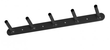 Five hook General Rack Black