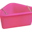 Polythene Corner Manger (pink)