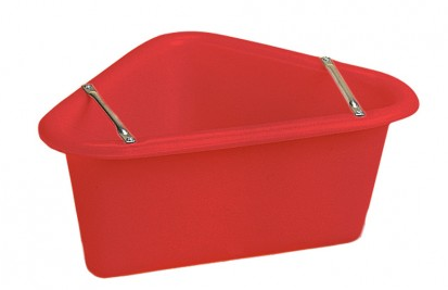 Polythene Corner Manger (red)