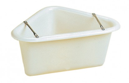 Polythene Corner Manger (white)