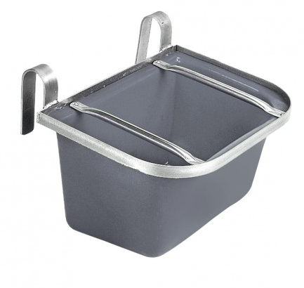 Large Portable Manger Grey