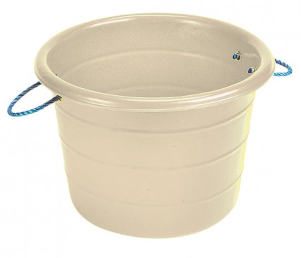 Large Manure Basket White