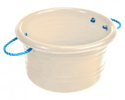 Medium Manure Basket White