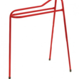 Tall 3 Leg Saddle Display Stand Red