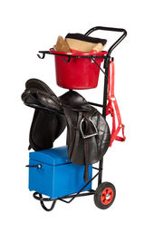 Tack Trolley - Flat Fronted Boxes