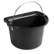 Flat Sided Bucket Black