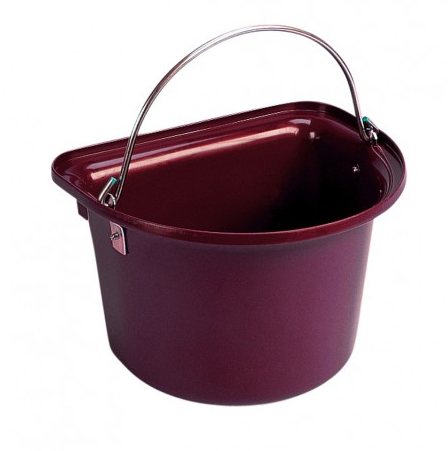 Flat Sided Bucket Burdundy