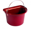 Flat Sided Bucket Red