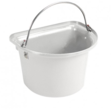 Flat Sided Bucket White