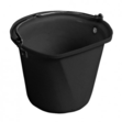 D-Shape 3 Gal Hanging Bucket Black