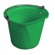 D-Shape 3 Gal Hanging Bucket Green