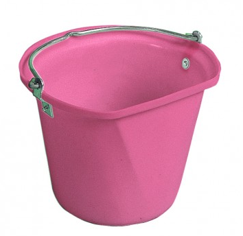 D-Shape 3 Gal Hanging Bucket Pink