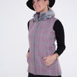 Serina Tweed and Faux-Fur Collar Gilet image #1