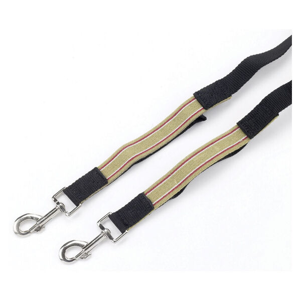 Hy equestrian elasticated side reins- black image #1