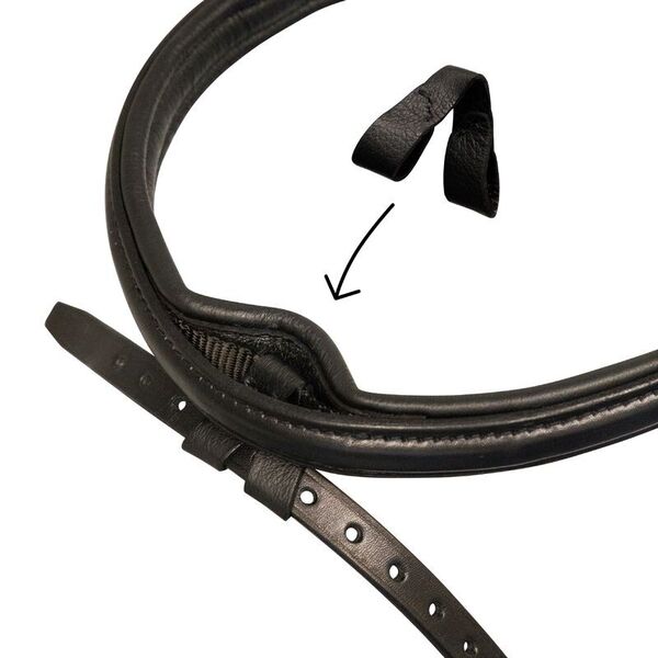 StÃ¼bben Snaffle Bridle 2300 Leitrim - Combined noseband image #3