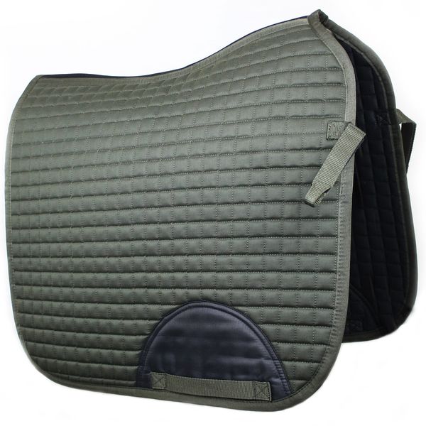 Quilted Dressage Saddle Pad Olive