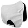 Quilted Dressage Saddle Pad White