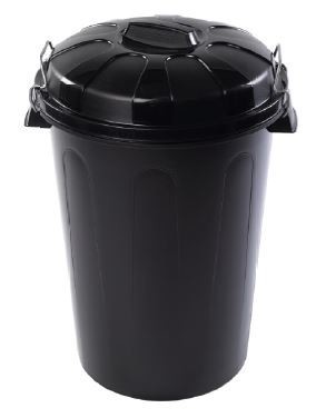 Black Feed Bin