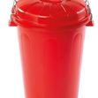 Red Feed Bin